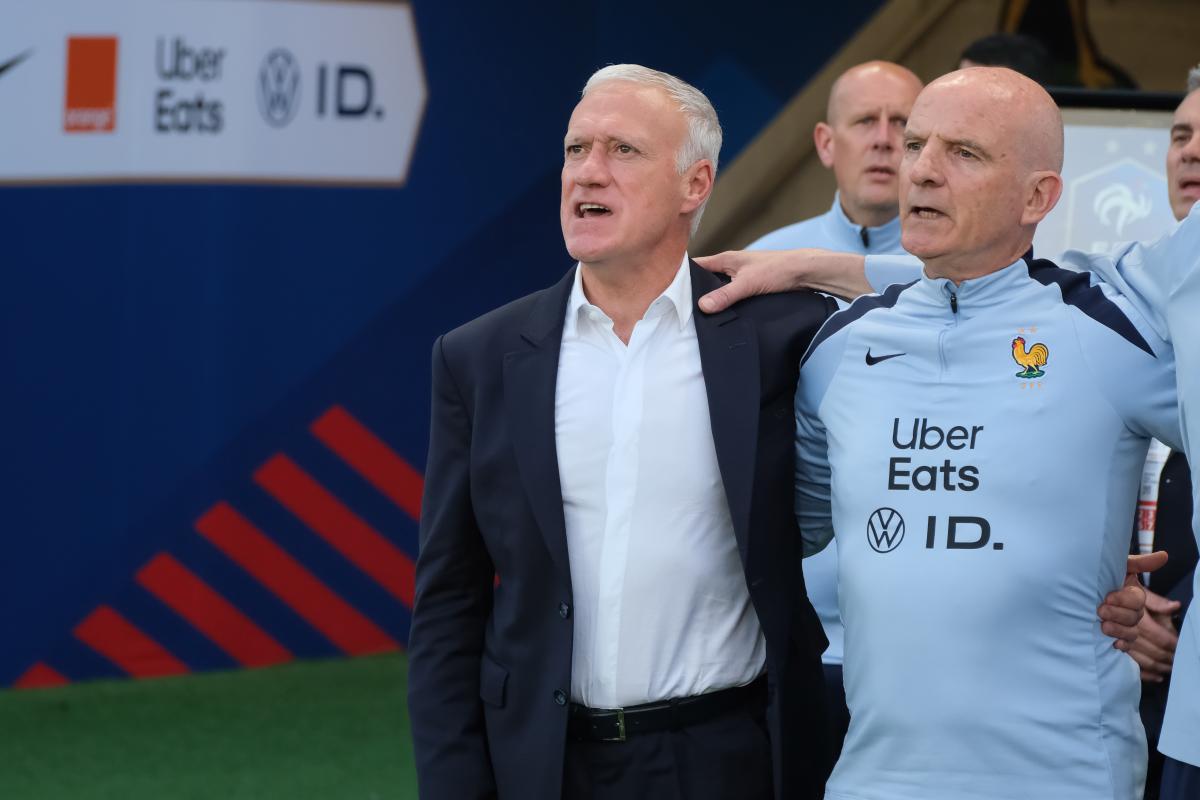Didier Deschamps, coach de l'EDF.