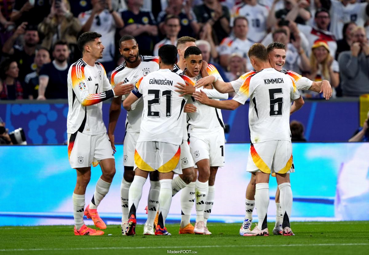La joie des Allemands.