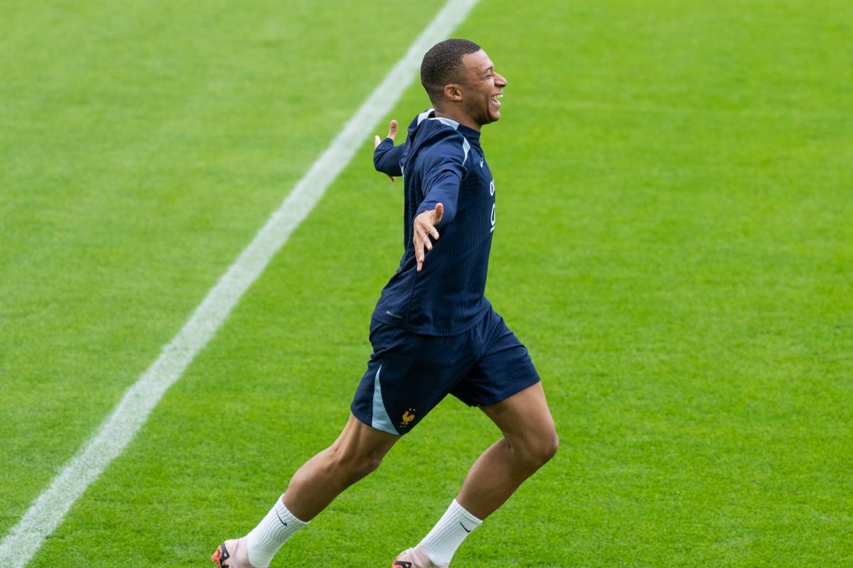 Kylian Mbappé, le nouvel attaquant du Real Madrid, ici sous les couleurs de l'équipe de France.