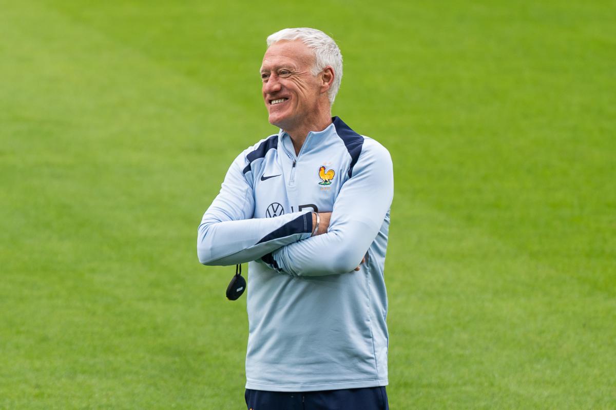 Didier Deschamps avec la France
