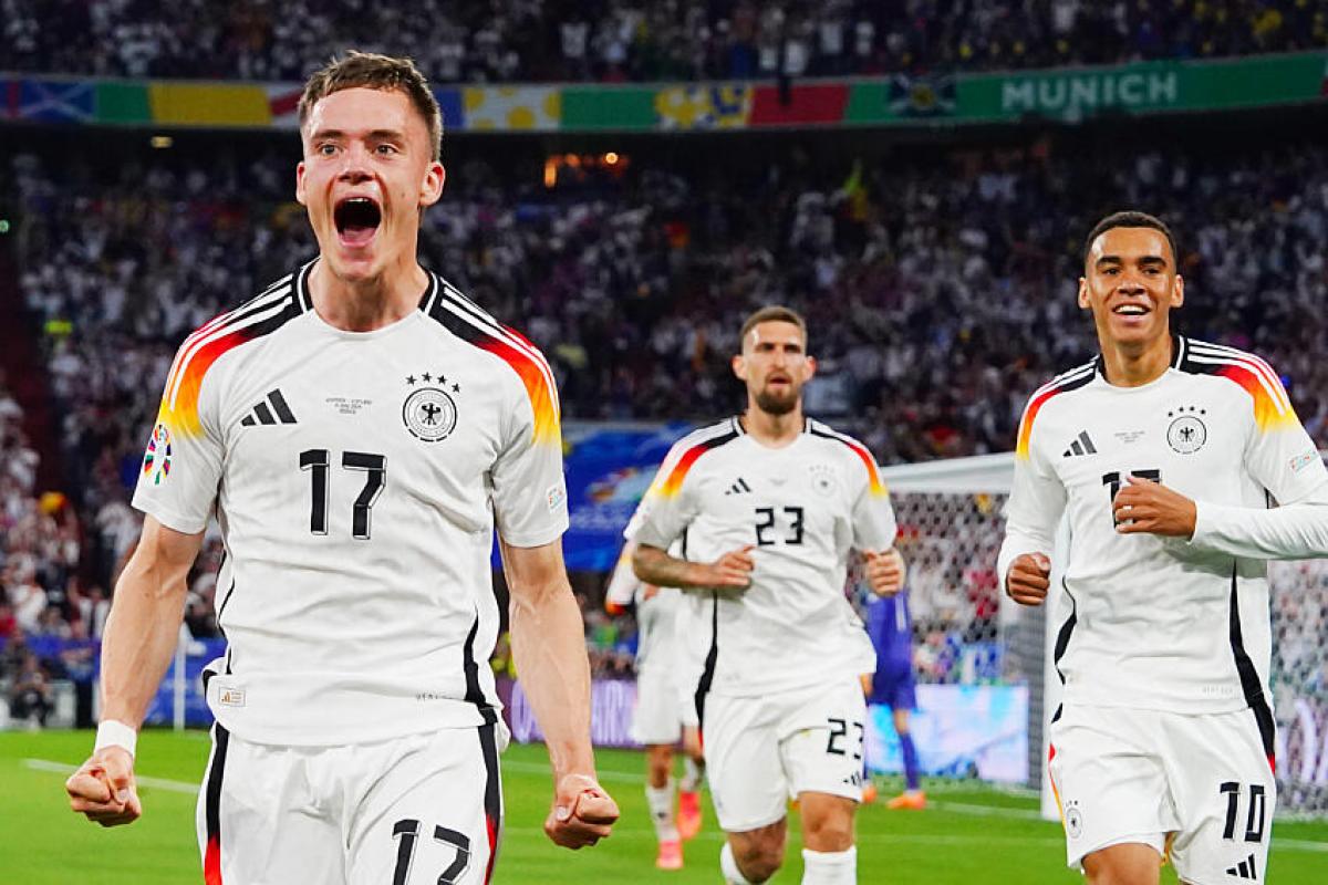 La joie des Allemands.