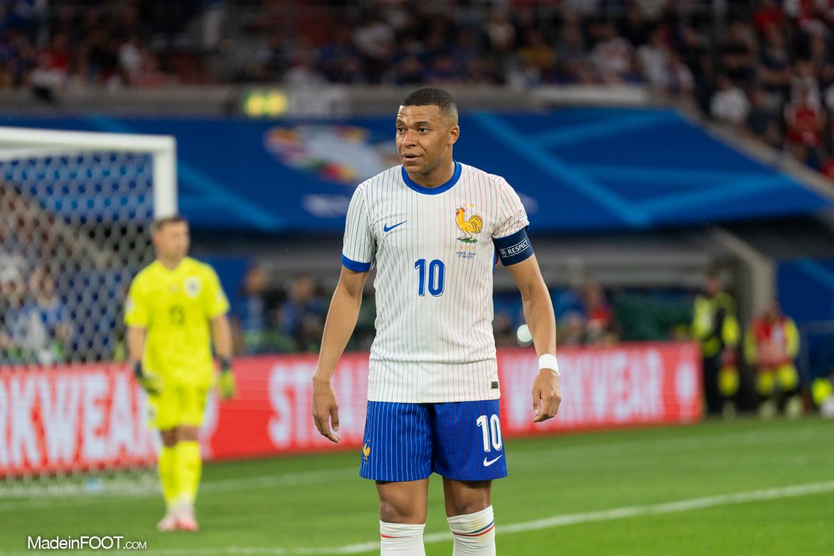 Kylian Mbappé avec l'EDF.