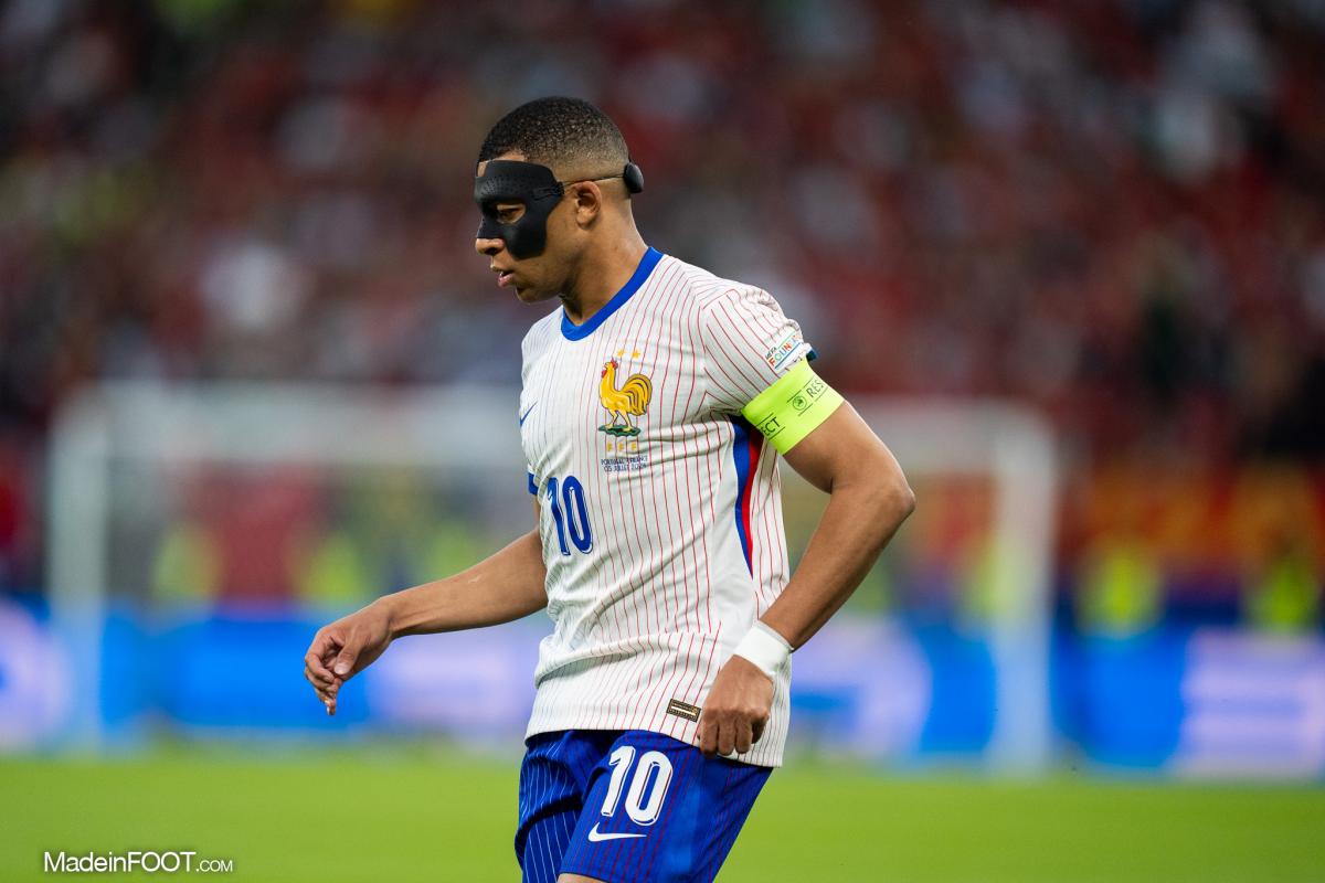 Kylian Mbappé avec les Bleus