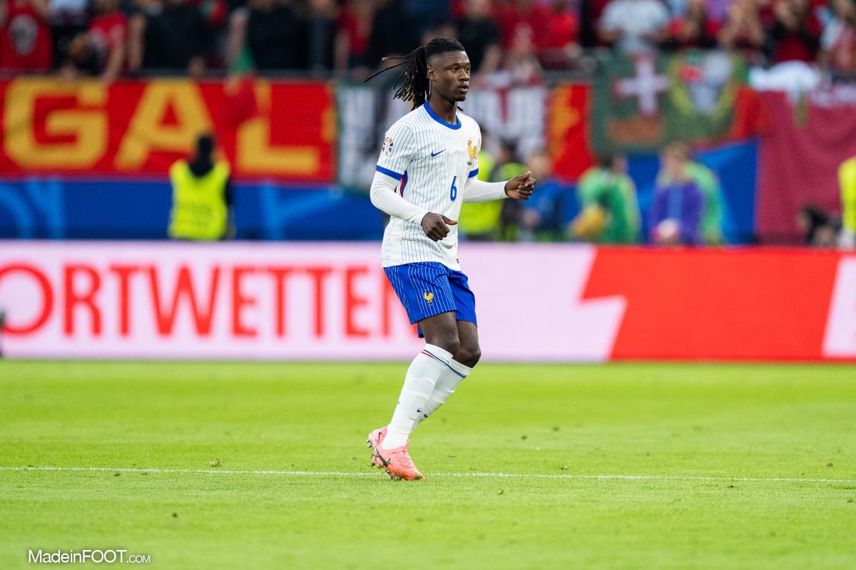 Eduardo Camavinga, le milieu de terrain du Real Madrid et de l'équipe de France.