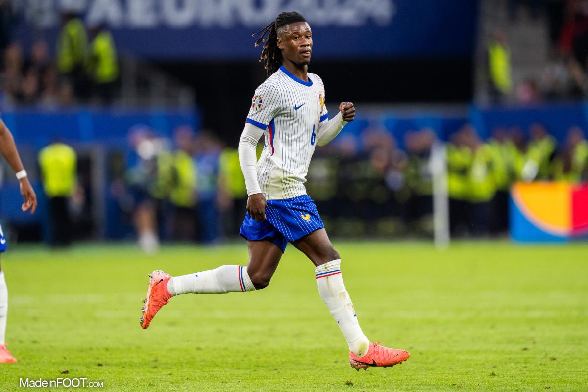 Eduardo Camavinga, le milieu de terrain du Real Madrid et de l'équipe de France.