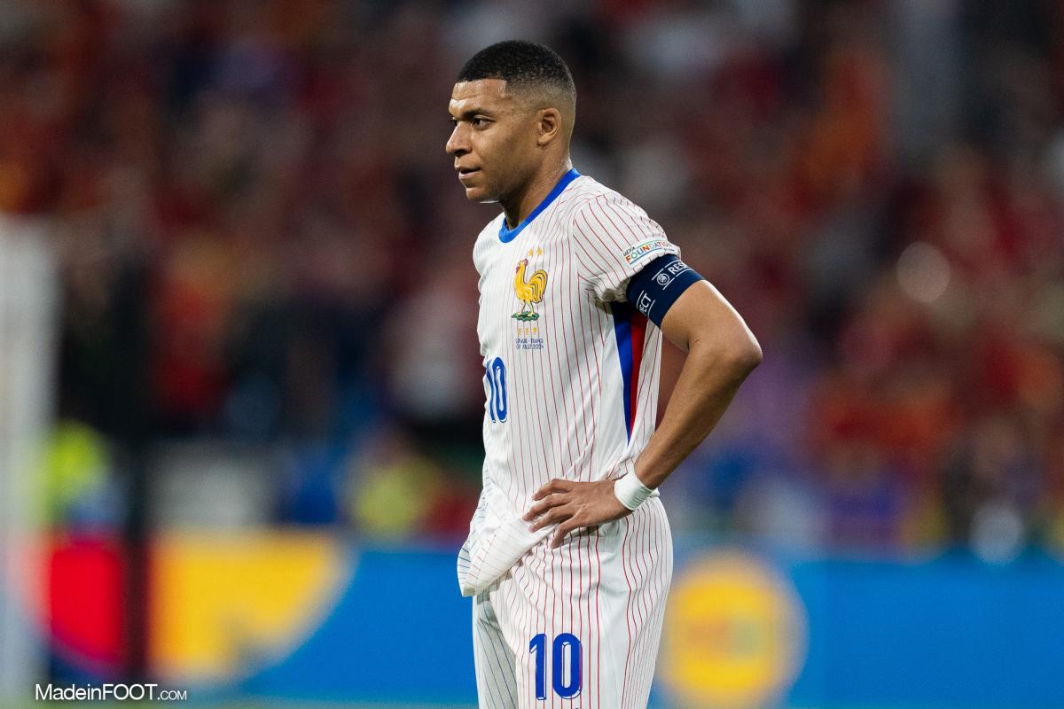 Kylian Mbappé, l'attaquant et capitaine de l'équipe de France.