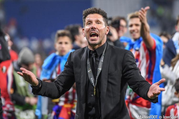 Diego Simeone, coach de l'Atlético Madrid