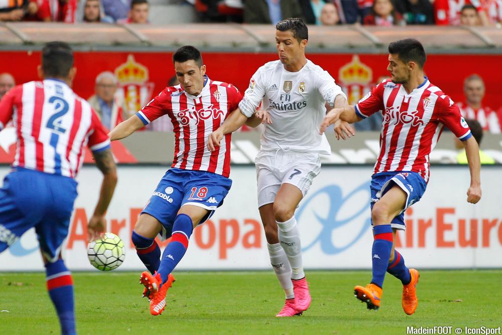 Cristiano Ronaldo et le Real ont buté sur Gijon, ce dimanche (0-0)