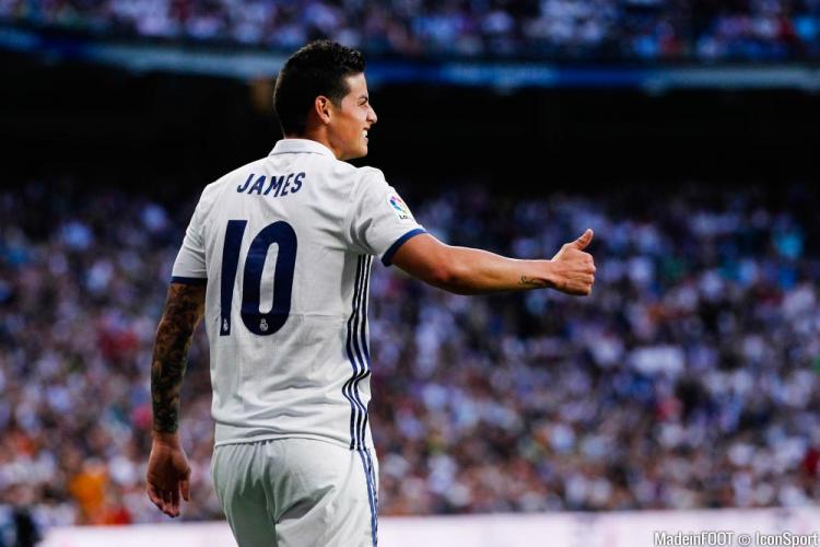 James Rodriguez sous les couleurs du Real Madrid.