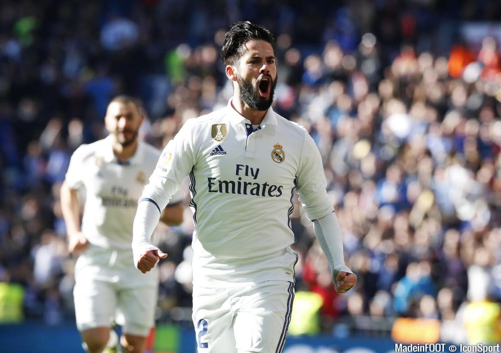 Isco sous les couleurs du Real Madrid en 2017