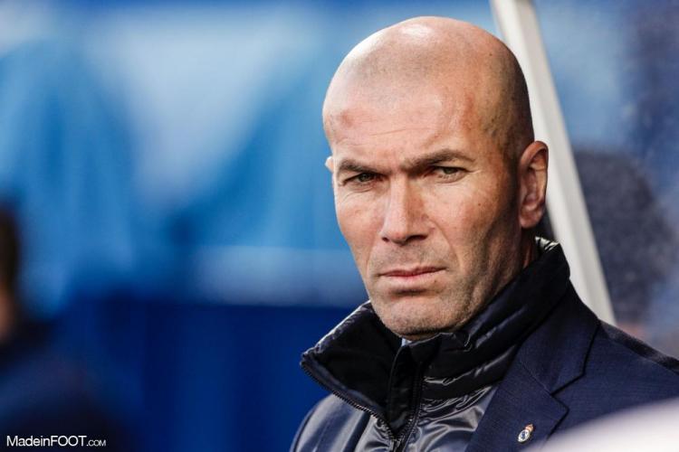 Zinedine Zidane, entraineur du Real Madrid 