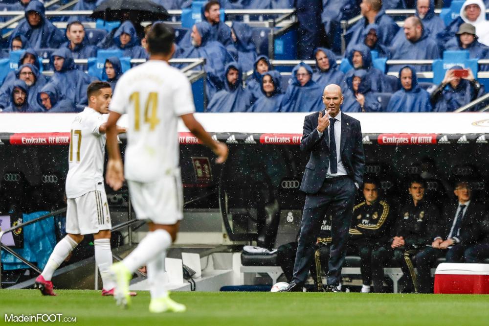 Zidane a aimé la prestation de ses joueurs