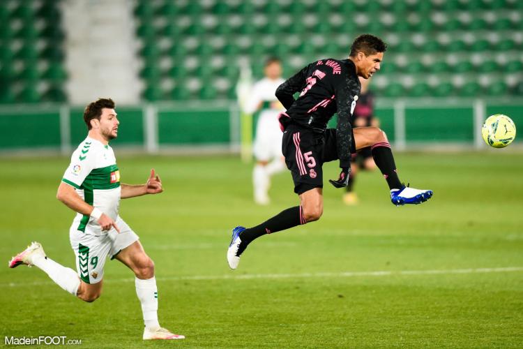 Le Real Madrid de Varane ne bat pas Elche