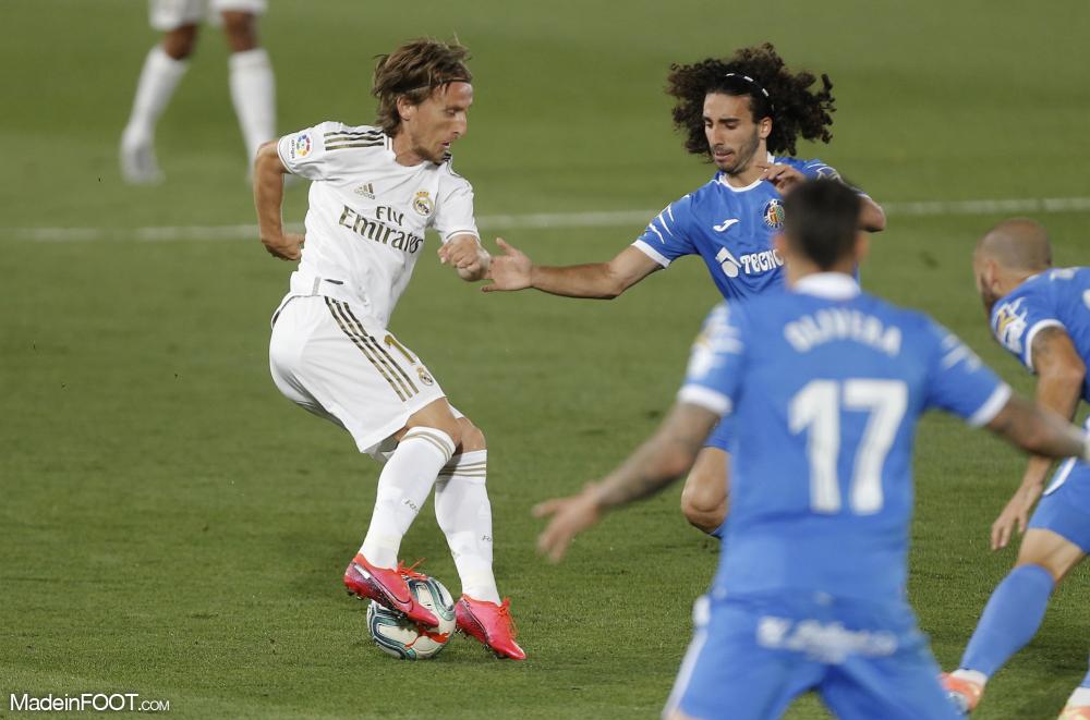 Modric avec le Real Madrid