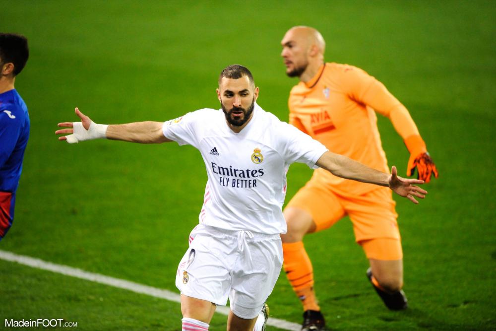 Karim Benzema a encore brillé face à Eibar
