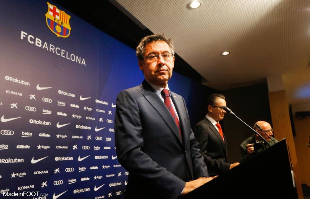 Josep Maria Bartomeu a vivement critiqué la VAR après la dernière victoire du Real Madrid.