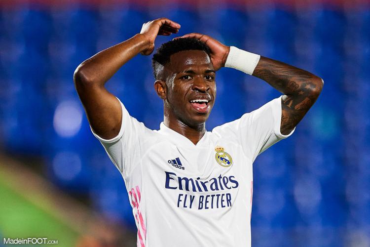 Vinicius avec le Real Madrid