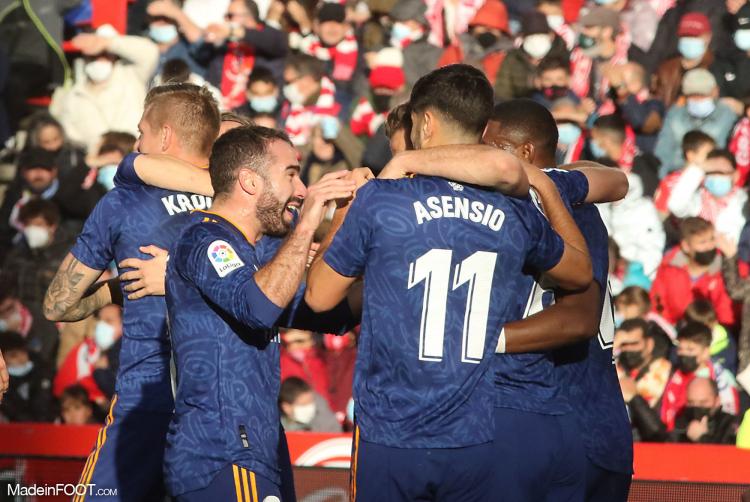 Le Real Madrid s'impose face à Grenade