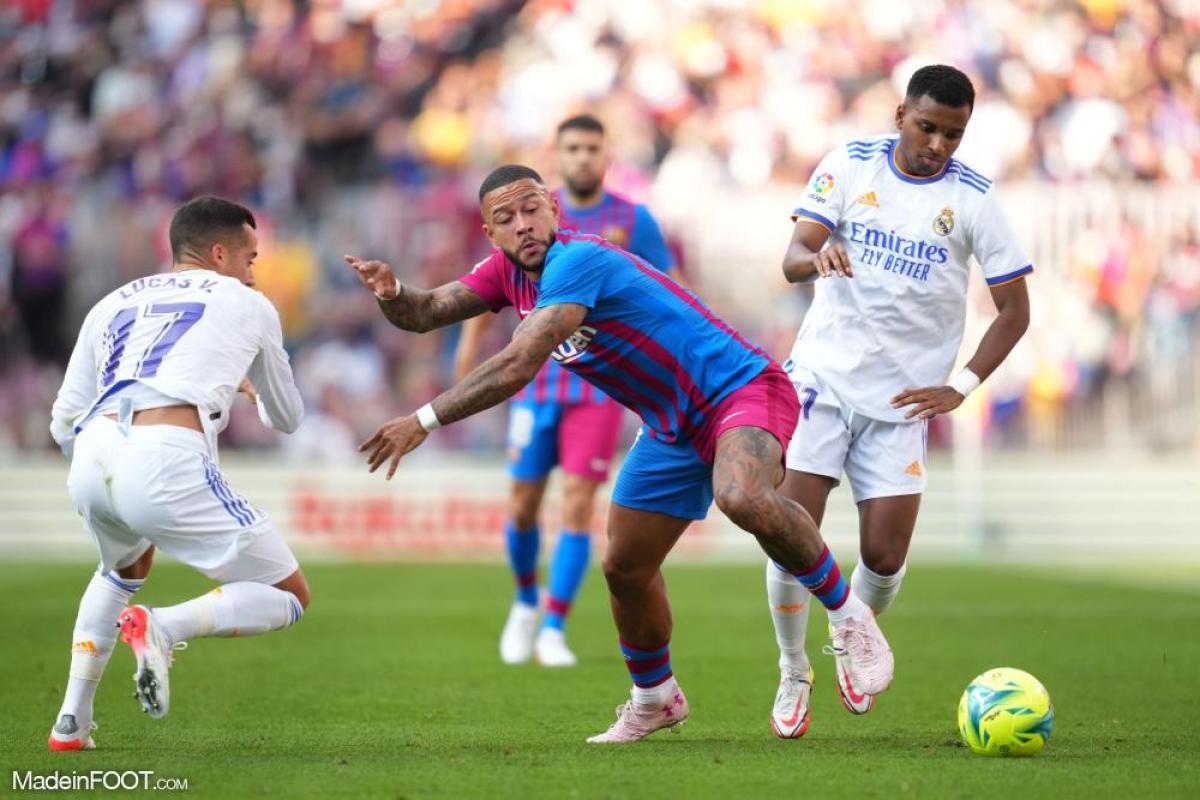 Depay au duel avec Rodrygo