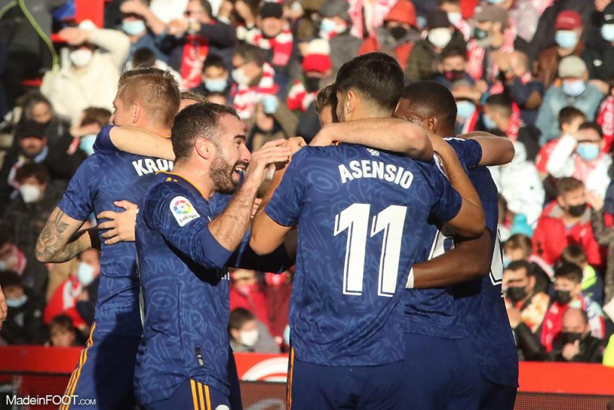 Le Real Madrid s'impose face à Grenade