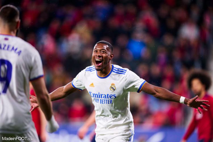 David Alaba, le défenseur central du Real Madrid.