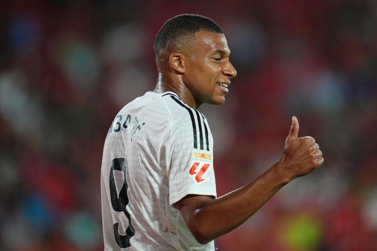 Kylian Mbappé, l'attaquant du Real Madrid.