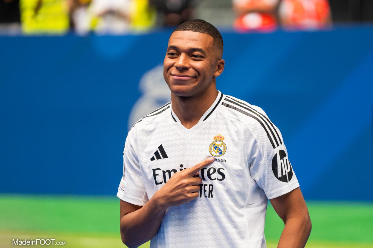 Kylian Mbappé avec le Real Madrid