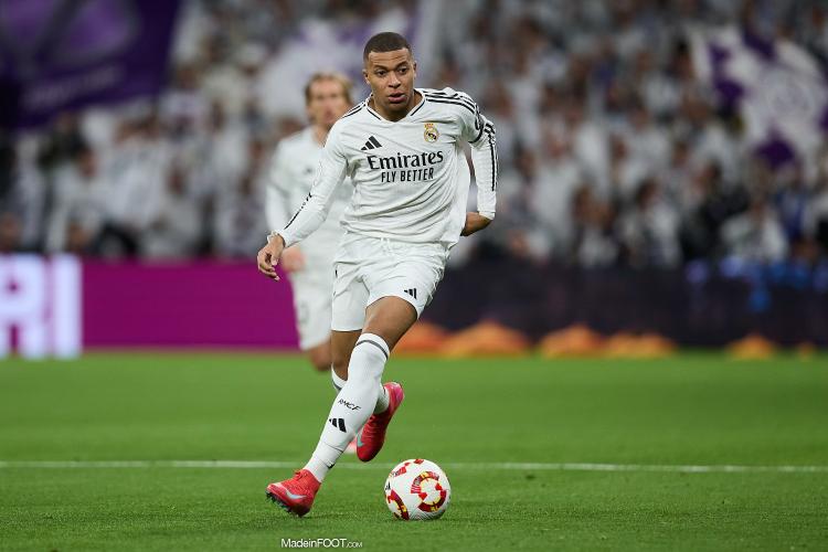Kylian Mbappé, l'attaquant du Real Madrid.
