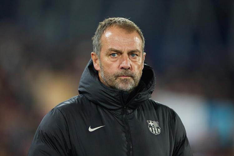 Hansi Flick, l'entraîneur du FC Barcelone.