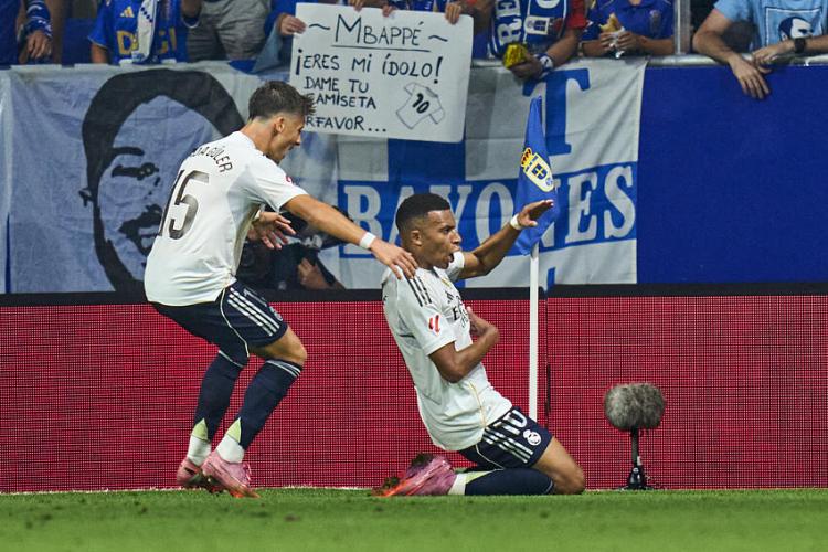 Kylian Mbappé, l'attaquant du Real Madrid.