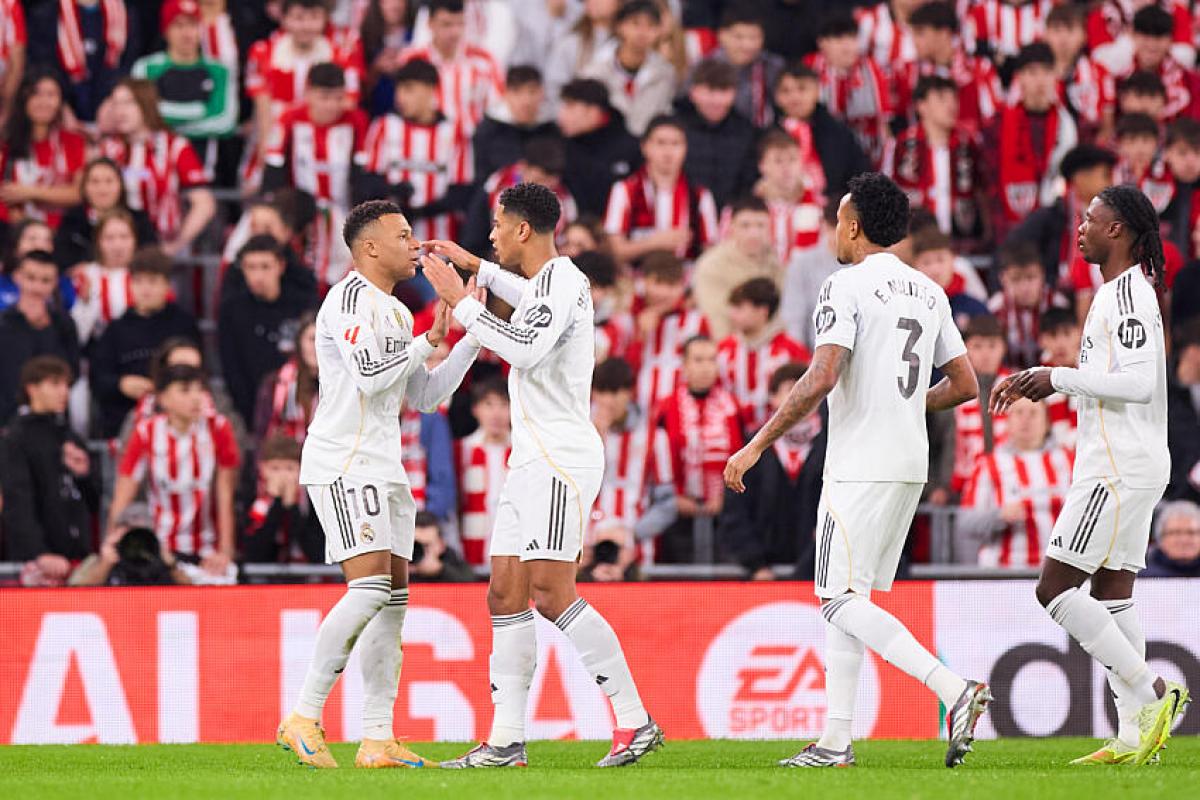 La joie des joueurs du Real Madrid.