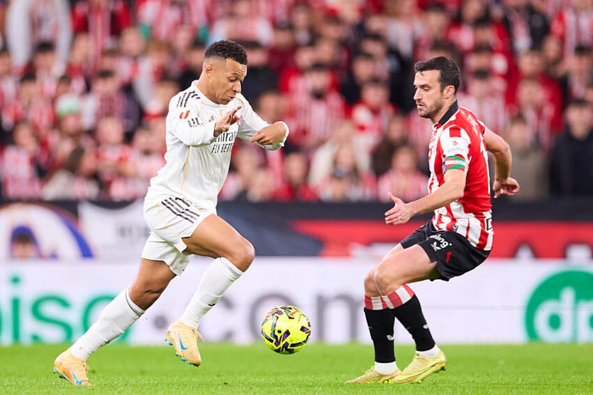 Kylian Mbappé avec le Real Madrid