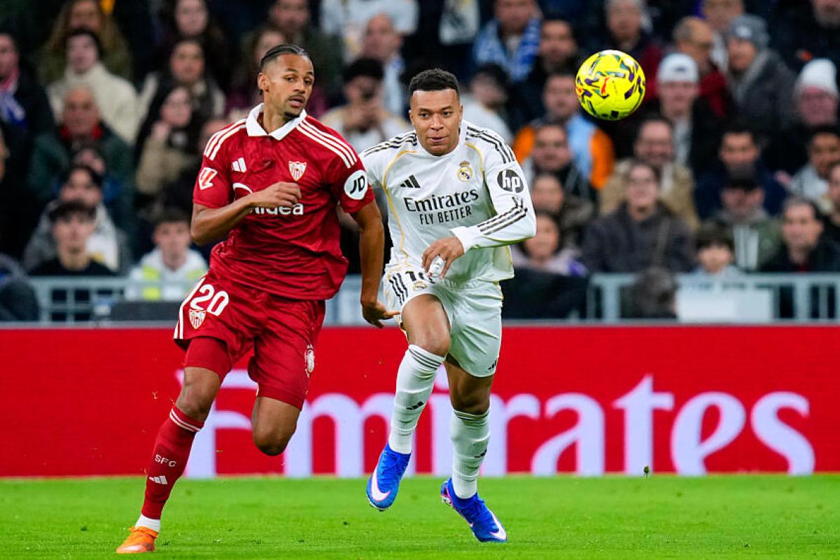 Kylian Mbappé (Real Madrid), buteur face au FC Séville