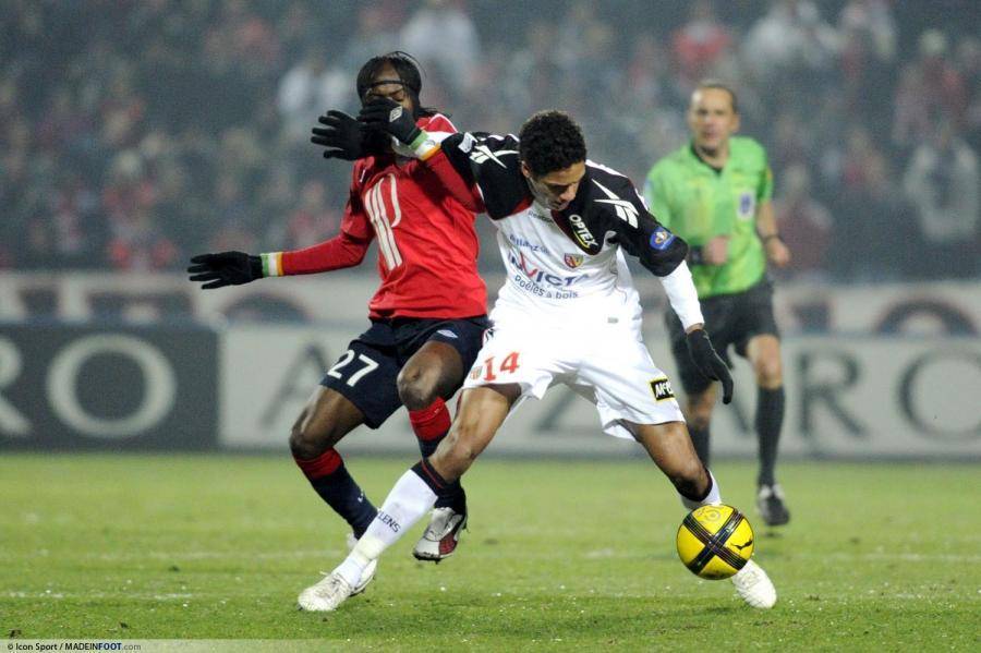 Raphaël Varane avec le RC Lens en 2011.