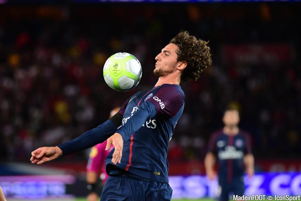 Adrien Rabiot évoluera comme milieu relayeur face au Real.