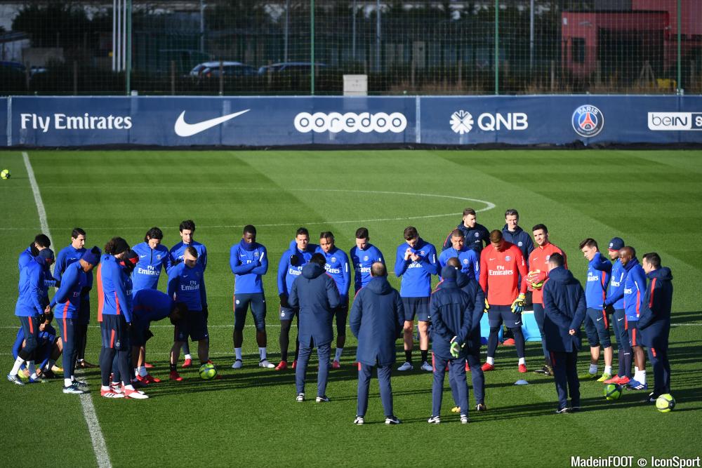 Les Parisiens se sont entraînés dans la bonne humeur