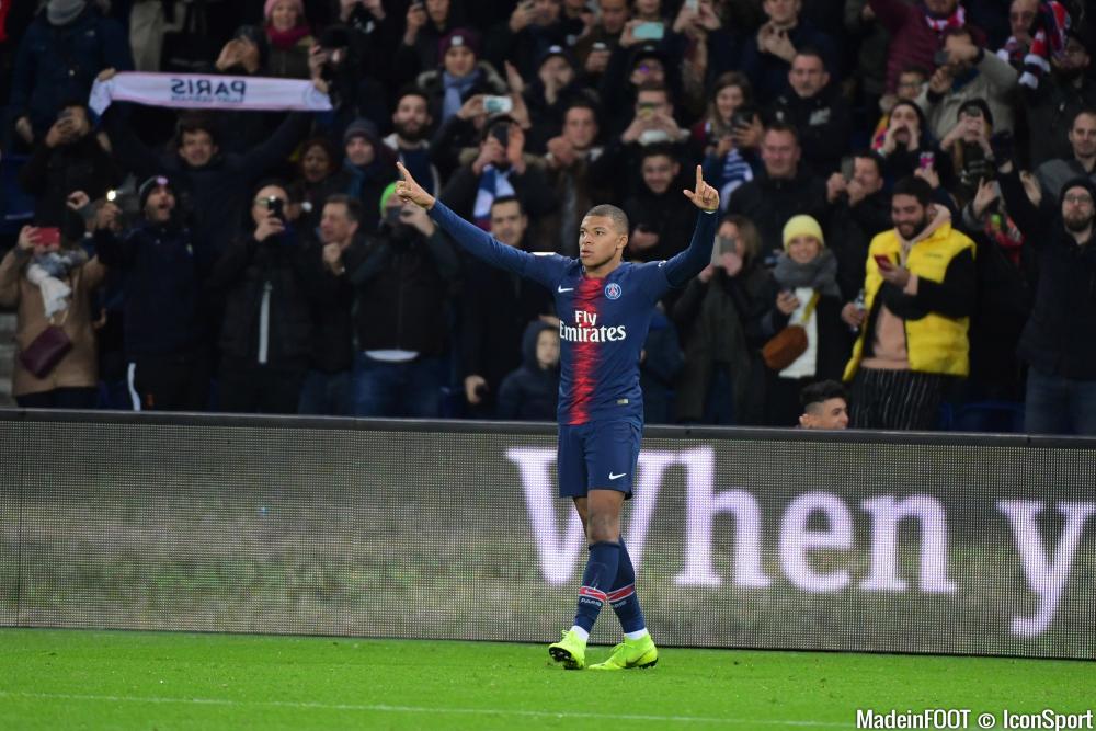 Kylian Mbappé sous le maillot du PSG