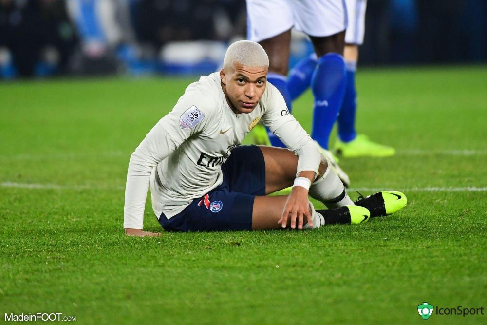 Kylian Mbappé sous le maillot du PSG