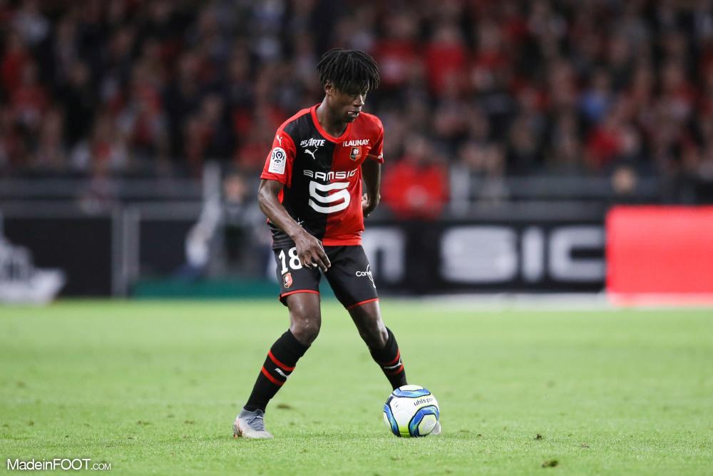Eduardo Camavinga sous le maillot rennais