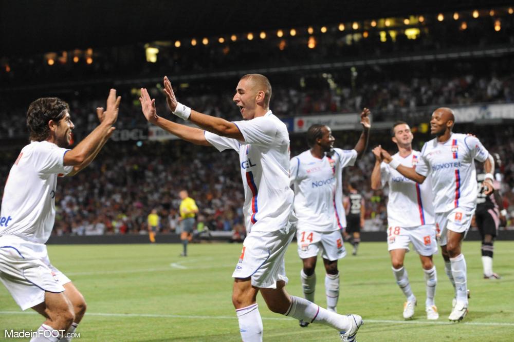 Benzema lors de son époque à Lyon.