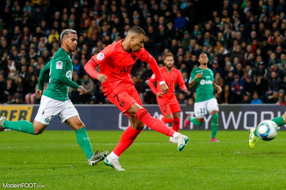 Kylian Mbappé sous le maillot du PSG