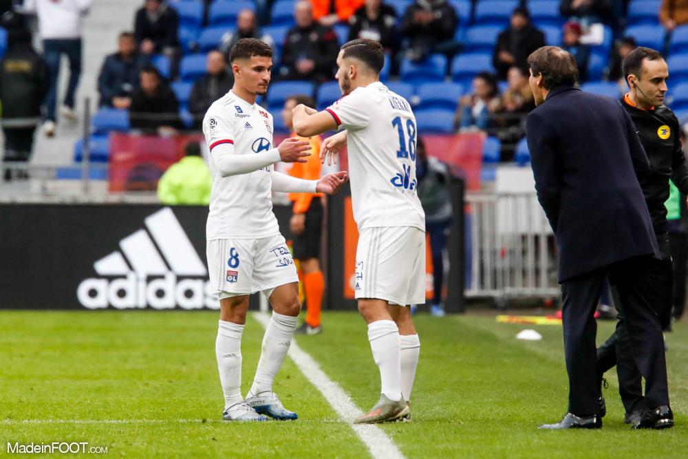 Rayan Cherki, l'attaquant de l'Olympique Lyonnais.