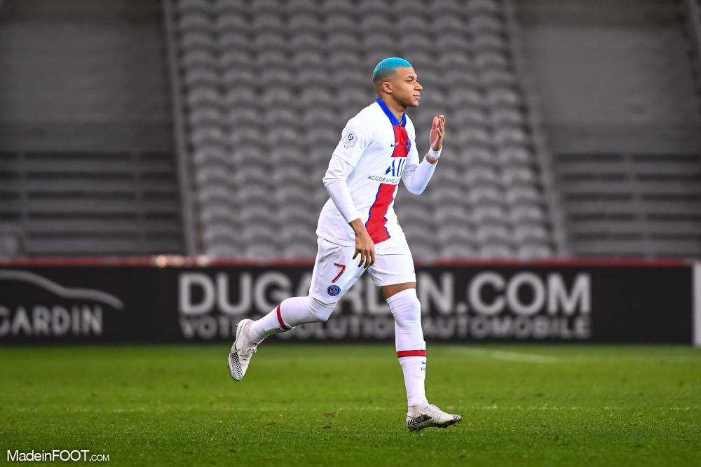 Mbappé avec le PSG