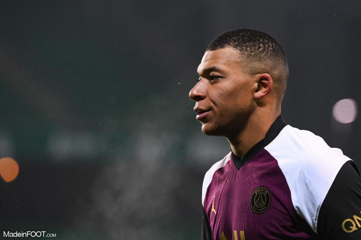 Kylian Mbappé sous les couleurs du PSG