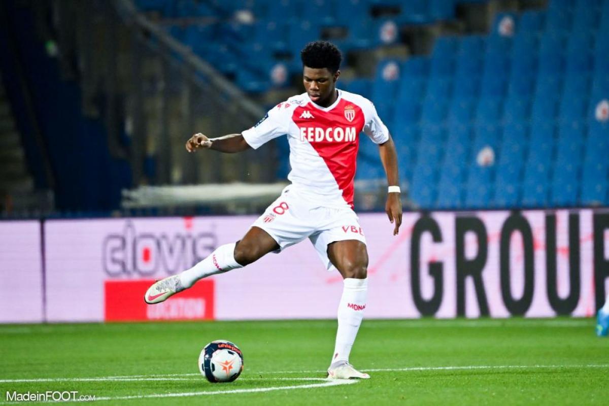 Aurélien Tchouaméni sous les couleurs de Monaco