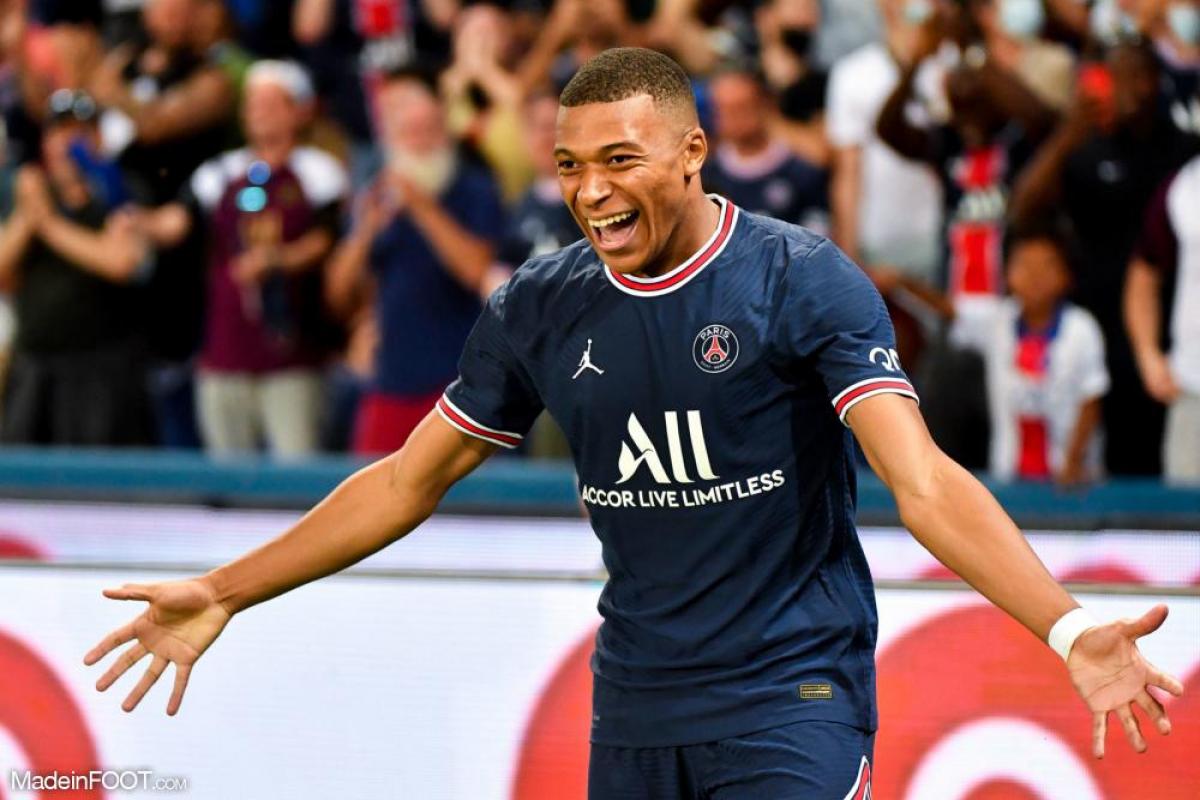 Kylian Mbappé, l'attaquant du PSG.