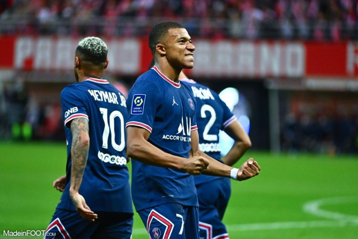 Kylian Mbappé, l'attaquant du PSG.