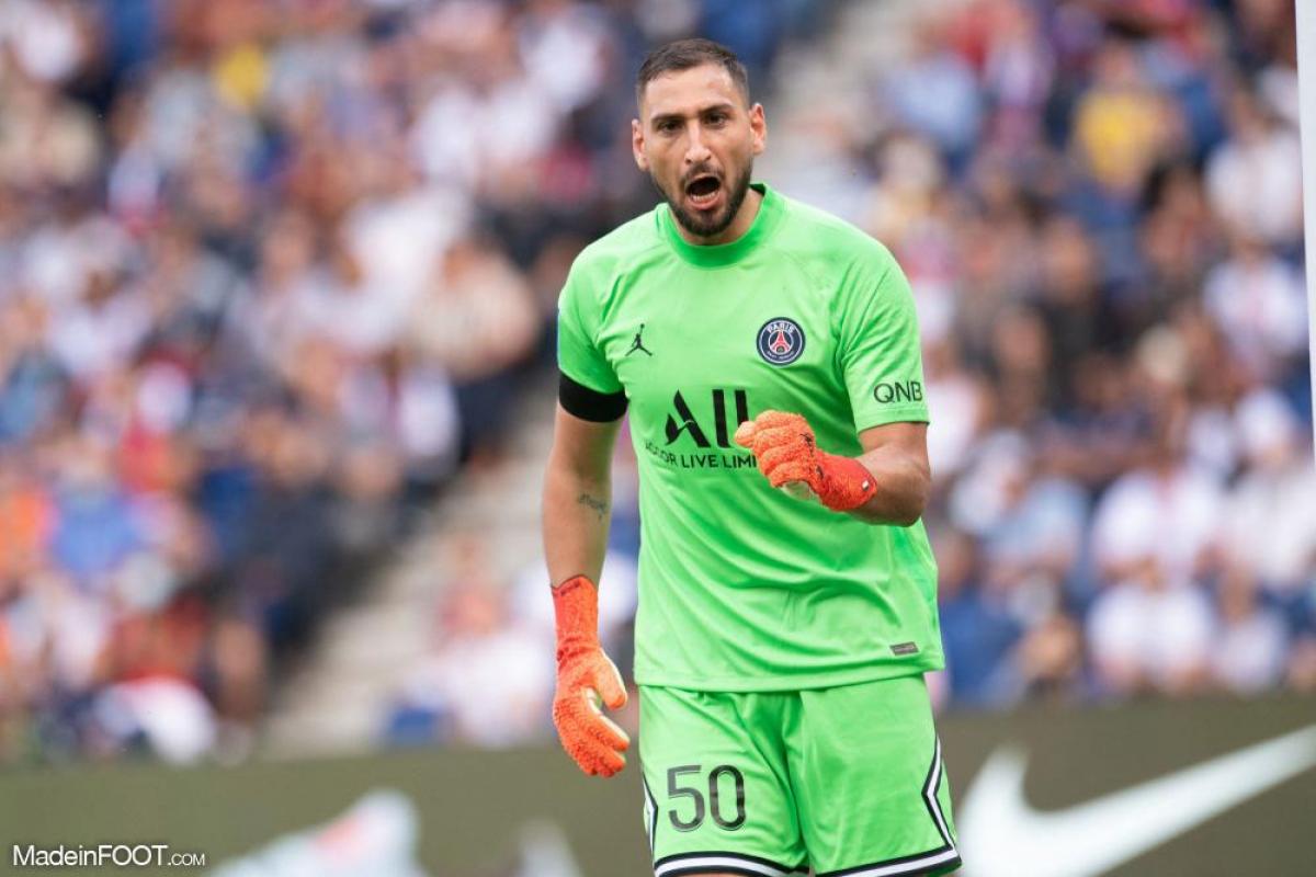 Gianluigi Donnarumma, le gardien de but du Paris Saint-Germain et de l'Italie.