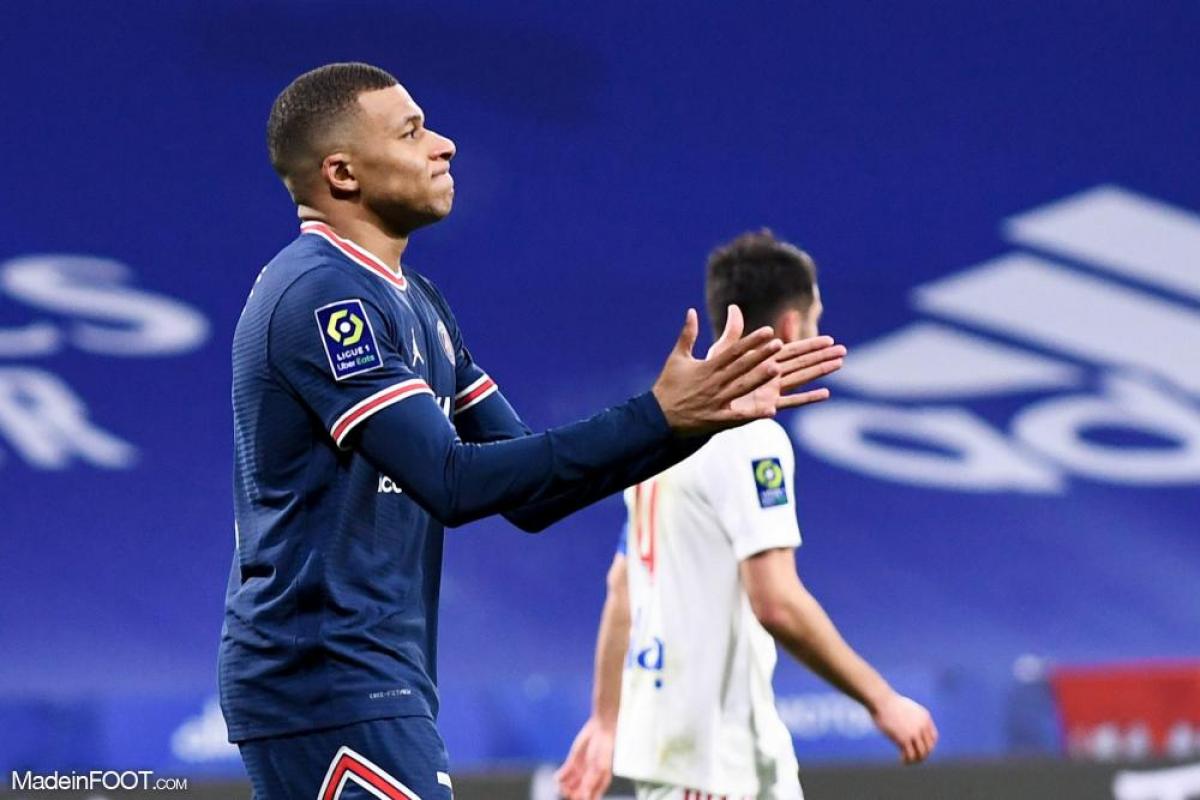 Kylian Mbappé, l'attaquant du PSG.