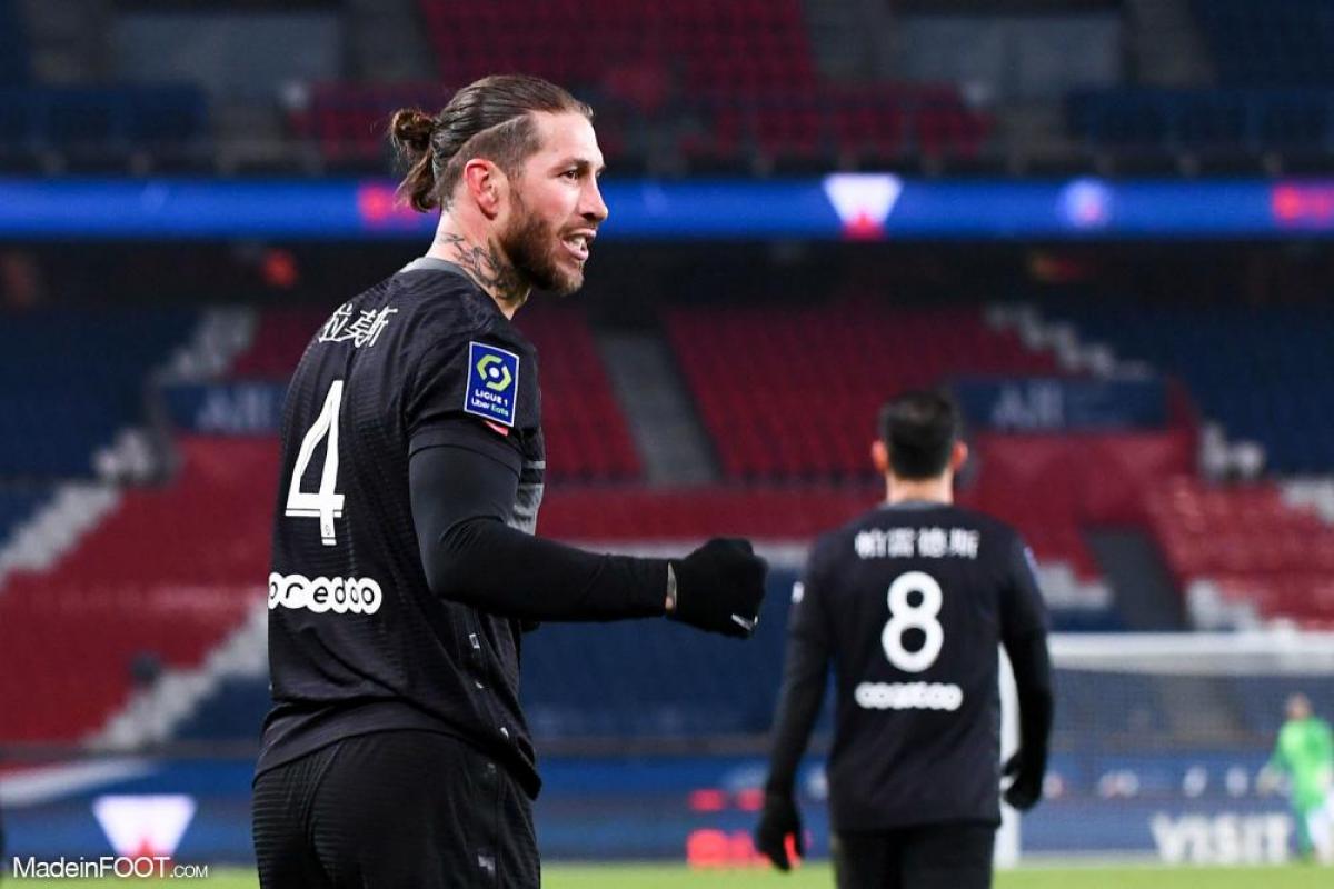 Sergio Ramos sous le maillot du PSG